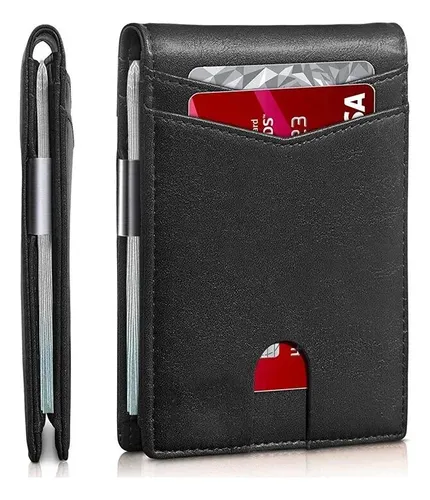 comprar Carteras De Lujo Para Hombre Con Tarjetero Rfid, Banco, Tarj