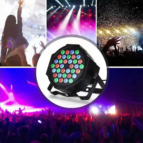 Packx2 Proyector Led Rgb Luces Dj Luz Fiesta Dmx Disco 36led