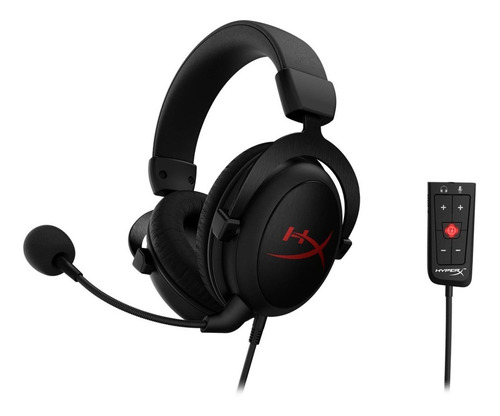 Auriculares gamer HyperX Cloud Core KHX-HSCC negro y rojo