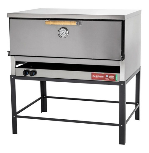 Horno Pizzero Sol Real 18 Moldes Acero Inoxidable 179