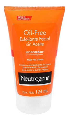 Neutrogena Exfoliante Facial Sin Aceite Microclear 124ml