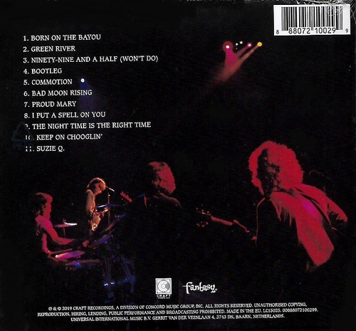 Cd Creedence Clearwater Revival / Live In Woodstock (1969)eu
