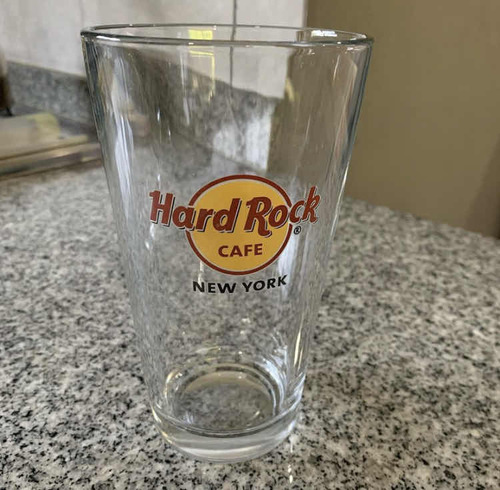 Vaso Trago Cervecero Hard Rock Café New York Vidrio 500ml