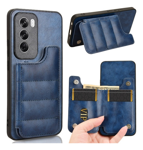 Funda Con Patrón De Vaca Y Bolsillos Para Oppo, Diseño Único