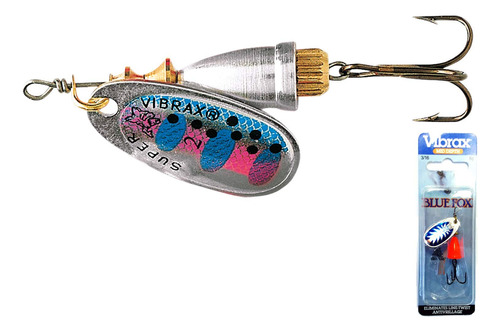 Blue Fox Classic Vibrax 04 Pintado 3 8 Trucha Arco Iris