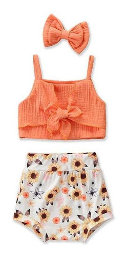 Conjunto De Short, Top Y Balaca