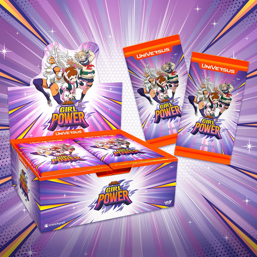 Universus My Hero Academia: Girl Power Booster Display 24 Pu