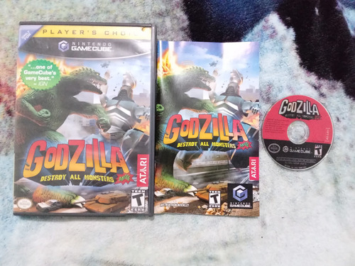 Godzilla Destroy All Monste Completo Para Nintendo Game Cube