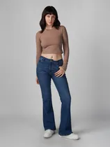 Comprar Jean Para Mujer Dvk Flare Mid Rise Flare Jean Azl