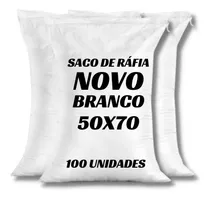 Comprar Kit Cu002F 100 Saco De Ráfia Novo 50x70 Entulho Ração Reciclagem
