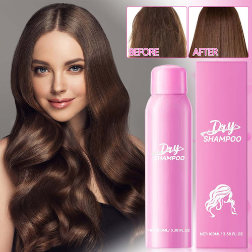 Spray De Xampu Seco Para Usar 100 Ml, Fresco E Nutritivo, Co