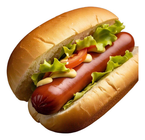 Pão Para Hot Dog Caixa Com 50un Com 70 Gramas