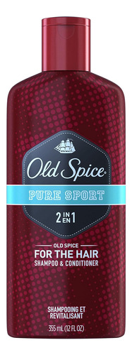 Old Spice Pure Sport - Champú Y Acondicionador 2 En 1, 12 On