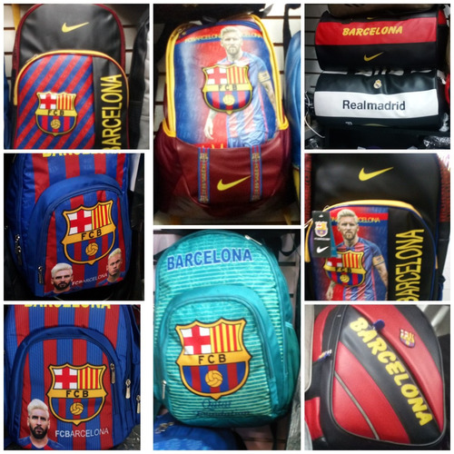 Mochila De Barcelona Competente De Biocuero. Y Nylon