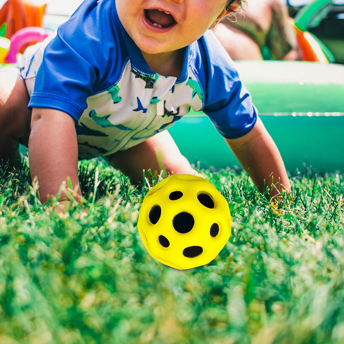 Pelota Hinchable Pelota Elástica Pelota Sensorial Amarillo