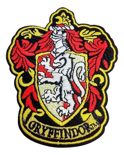 Imagen 2 de 8 de Set 5 Parche Insignia Harry Potter Hogwarts Gryffindor