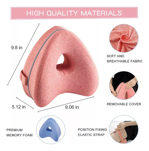 X Almohada De Rodilla Para Dormir De Lado, Cojín Ergonómico