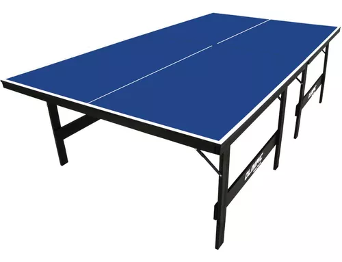 Mesa de ping pong mdp 15mm 1007 klopf c/ rodas, suporte E rede