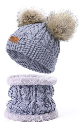 * Gorro Punto, Bufanda Infantil, Gorro Para Niños, Bufanda