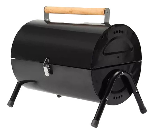 Parrilla Doble Barril A Carbon Estufa Bbq Mini Chimenea 