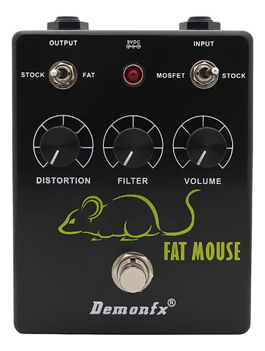 Pedal De Efecto Distorsión Fuzz Demon Fx Fat Mouse