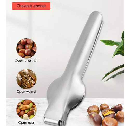 Para Quebra Nozes Abridor Castanha Portuguesa Inox /
