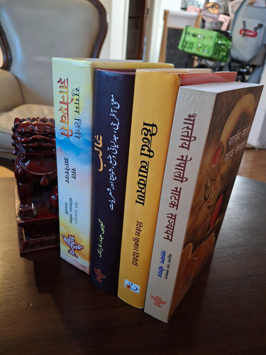 Lote 4 Libros De Filosofía Literatura Gramática Hindú Hindi (Usado)