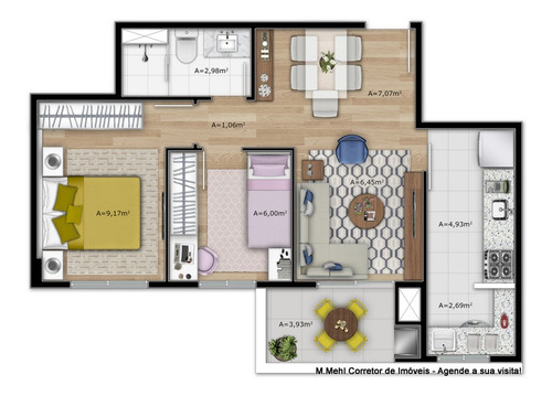 Imagem 20 de 30 de Apartamento Com 2 Dormitórios À Venda Com 157m² Por R$ 335.000,00 No Bairro Neoville - Curitiba / Pr - M2ne-sng