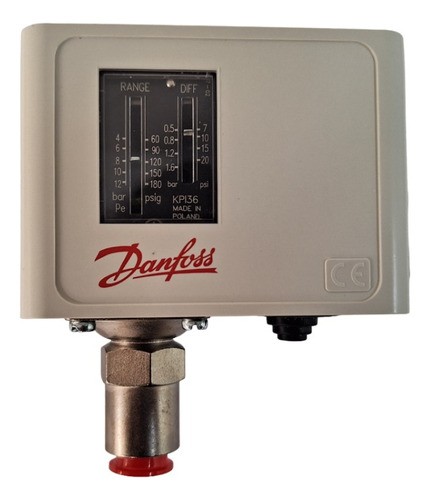 Presostato Danfoss 7 A 20 Psi 1 No Nc. Kpi 36