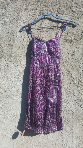 Vestido Animal Print Lentejuelas - Diseño
