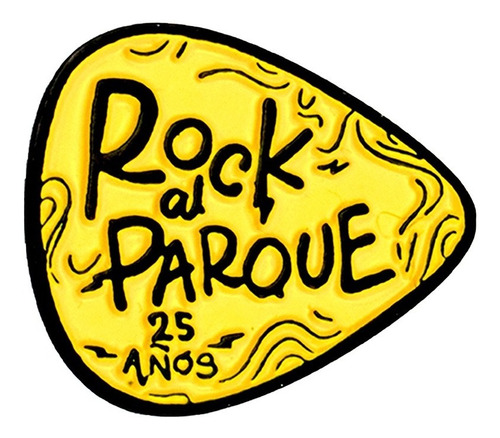 Pin Rock Al Parque Prendedor Metalico  Rock Activity 