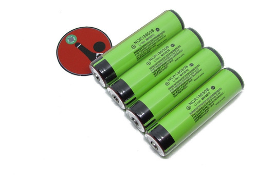 Pack 4 Bateria 18650 Panasonic Ncr18650b 3400mah Japonesa