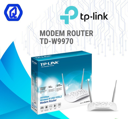 Modem Router Td-w9970 Con Usb Para Impresora El Mejor Tplink