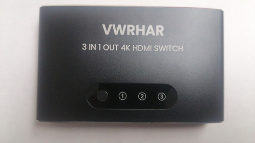 Switch Hdmi 3 Entradas 1 Salida. Vhcf