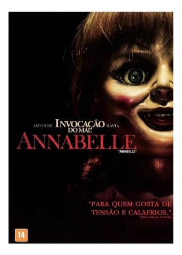 Dvd Annabelle 1 Warner Home Video 2014 Usado Locadora Dublad