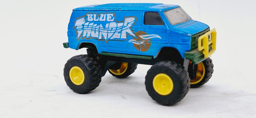 Buby Super Rockers Van 4 X 4 - Color Celeste  Superautitos