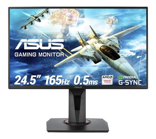 Monitor Gamer 24,5'' Asus Vg258qr G-syng 0,5 Ms 165hz Color Negro