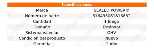 Kit Bujes Árbol Levas Std Pb100 Van L6 3.7l 74 Sealed Power