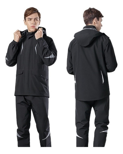 A Traje Impermeable De Motociclista For Hombre+ Cubre