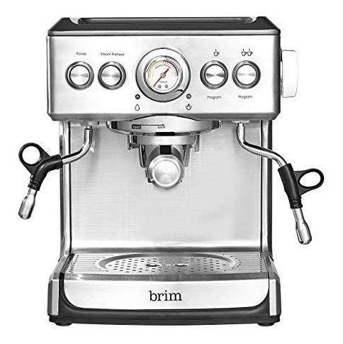 Brim 19 Bar Espresso Machine, Cafetera De Calentamiento