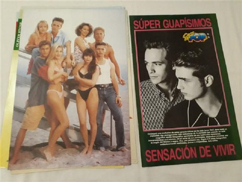 Lote De Notas De Revistas Y Posters De Beverly Hills 90210