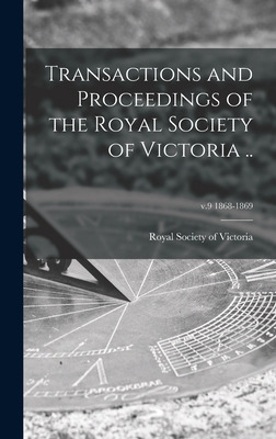 Libro Transactions And Proceedings Of The Royal Society O...