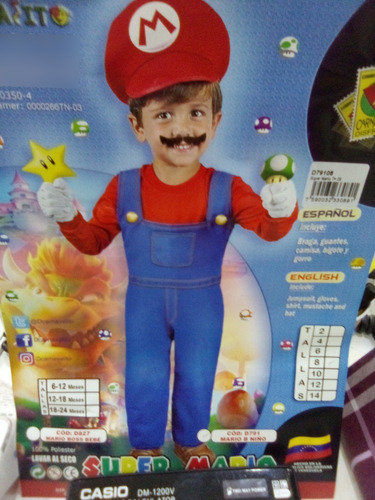 Disfraz Mario Boss