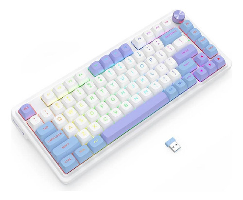 Teclado Redragon Ucal Max K673wbp-rgb-max Mint Mambo