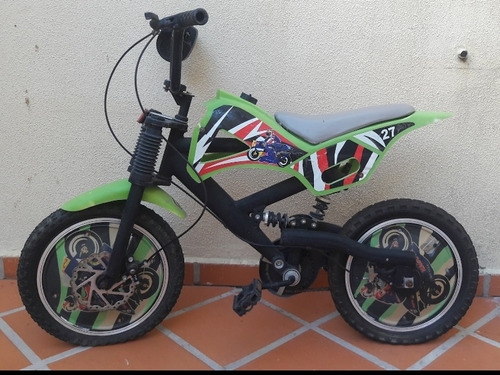 Bicicleta Rin 16 Tipo Motocross Para Niños 