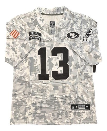 Jersey Nfl Purdy San Francisco 49ers Salute To Service