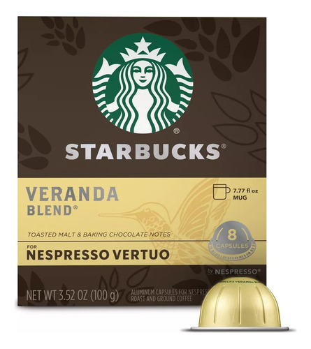 Starbucks Capsulas Nespresso Para Máquina Vertuo + Sabores