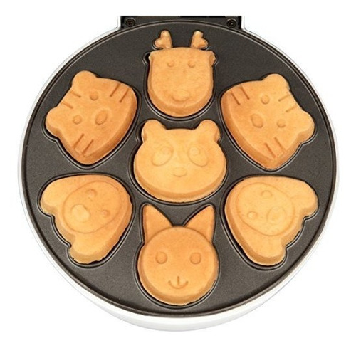 Animal Mini Waffle Maker Hace 7 Panqueque Divertido