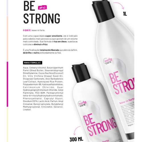 Kit Curly Care No Spume + Máscara Marshmallow E Be Strong
