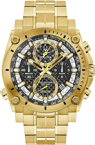 Reloj Bulova Precisionist Icon Dorado 97b218 Original